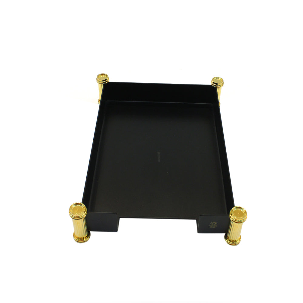 El Casco Letter Tray Gold Black | Desk Accessories El Casco Letter Tray Gold Black | Desk Accessories