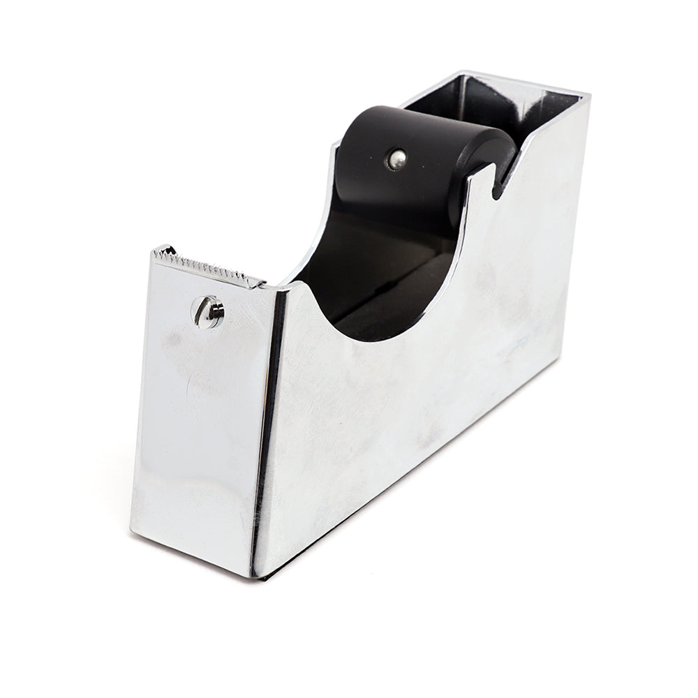 El Casco Tape Dispenser Chrome Black | Desk Accessories El Casco Tape Dispenser Chrome Black | Desk Accessories