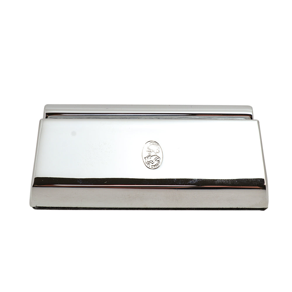 El Casco Business Card Holder Chrome | Desk Accessories El Casco Business Card Holder Chrome | Desk Accessories