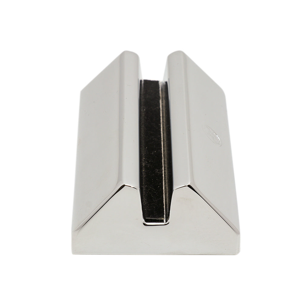 El Casco Business Card Holder Chrome | Desk Accessories El Casco Business Card Holder Chrome | Desk Accessories