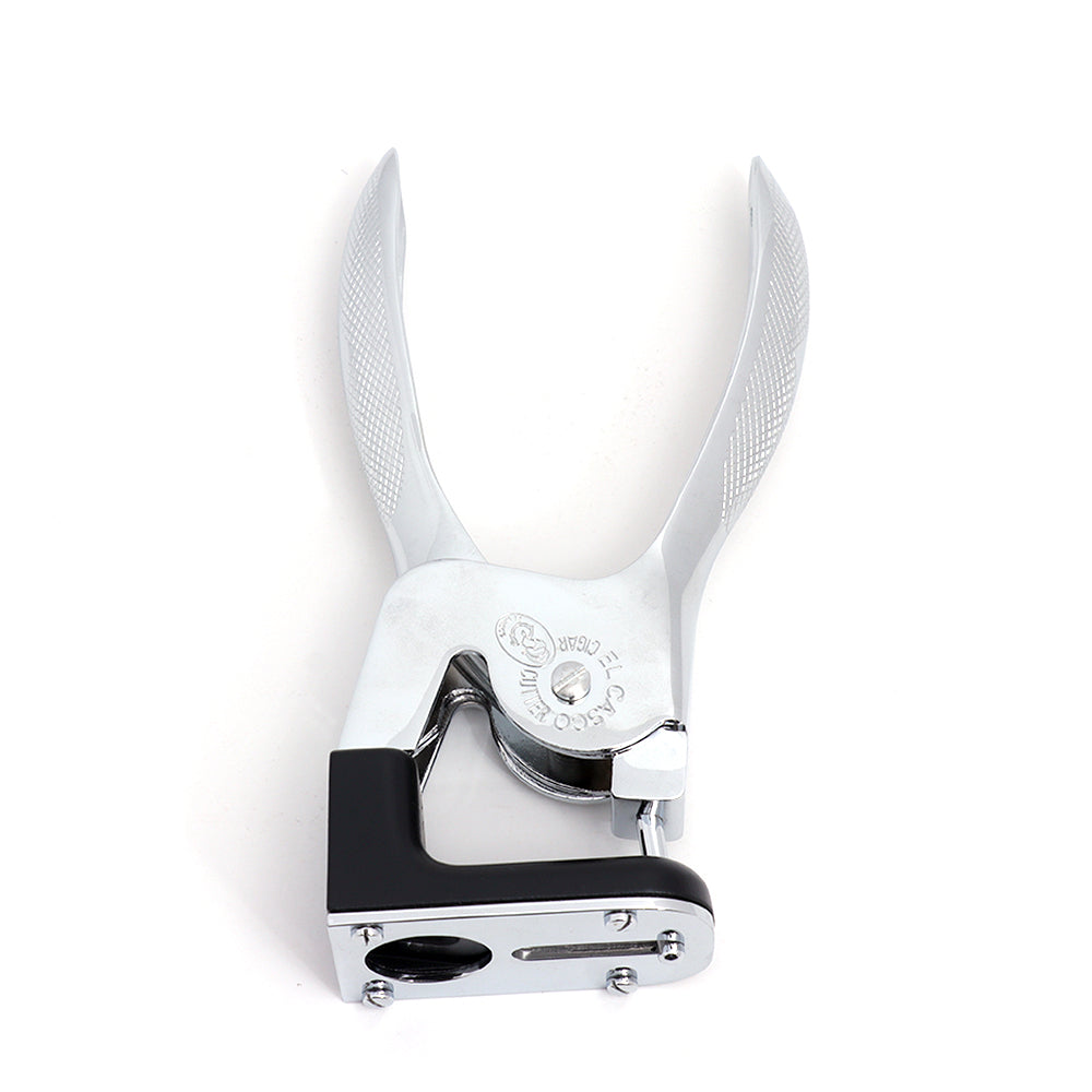 El Casco Cigar Cutter Chrome Black | Desk Accessories El Casco Cigar Cutter Chrome Black | Desk Accessories