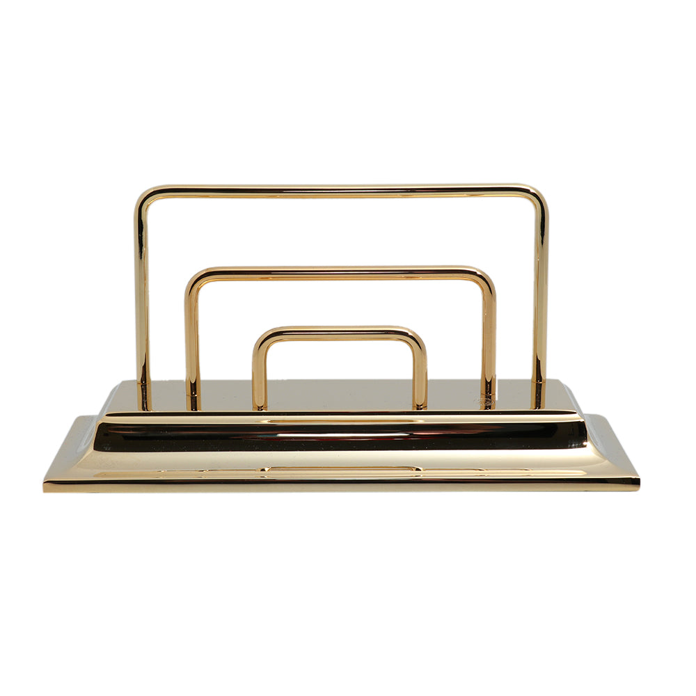 El Casco Envelope Holder Gold | Desk Accessories El Casco Envelope Holder Gold | Desk Accessories