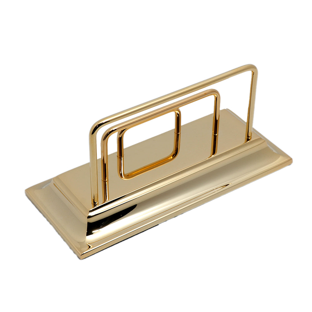 El Casco Envelope Holder Gold | Desk Accessories El Casco Envelope Holder Gold | Desk Accessories