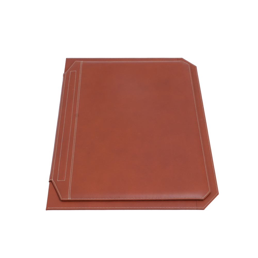 El Casco Leather Desk Mat Chrome | Desk Accessories El Casco Leather Desk Mat Chrome | Desk Accessories