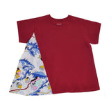 Emilio Pucci Contrast Panel Red T-Shirt Dress SS22