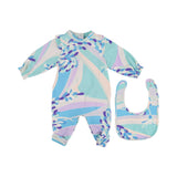 Emilio Pucci Set Sleepsuit Blue