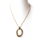 Esprit Necklace Gold Chain With Oval Pendant