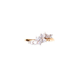 Esprit Ring Ip Rosegold With Stone Design 9.25 Silver Color