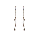 Esprit Ring Silver Color Dangling Style Tear Drop Shape 9.25 Silver