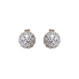 Esprit Earrings Silver Color With Studs & Stone - Blue Salon