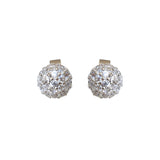 Esprit Earrings Silver Color With Studs & Stone