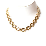 Esprit Necklace Rosegold Chain With Round Pendant With Stone