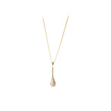 Esprit Necklace Gold Chain Long Stainless Steel With Dangle Pendant