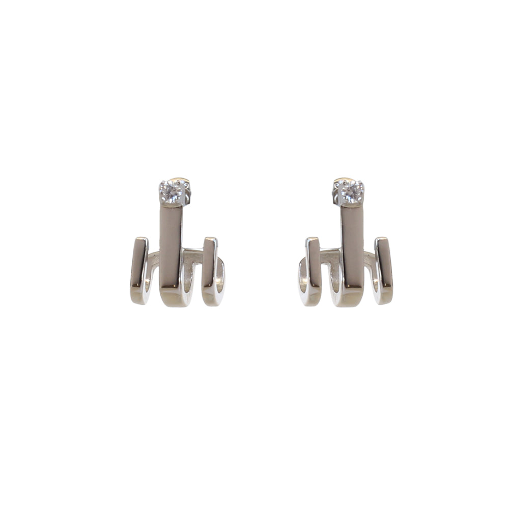 Esprit Earrings Silver Color With Stone Design | Earring | Fashion Jewellery | GCC | Jewellery | SP | Women Earrings | Womens Esprit Earrings Silver Color With Stone Design | Earring | Fashion Jewellery | GCC | Jewellery | SP | Women Earrings | Womens