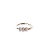 Esprit Ring Silver With Round & Stone Size 6