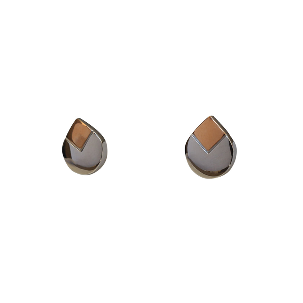 Esprit Fashion Earring Silver / Rosegold Steel Water Drop Design | Earring | Fashion Jewellery | GCC | Jewellery | SP | Women Earrings | Womens Esprit Fashion Earring Silver / Rosegold Steel Water Drop Design | Earring | Fashion Jewellery | GCC | Jewellery | SP | Women Earrings | Womens