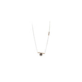 Esprit Necklace Silver Chain With Rosegold Round Pendant