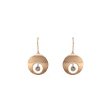 Esprit Earrings Rosegold Color Stainless Steel With Stone