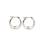 Esprit Earrings Silver Color 925 Silver And Stone