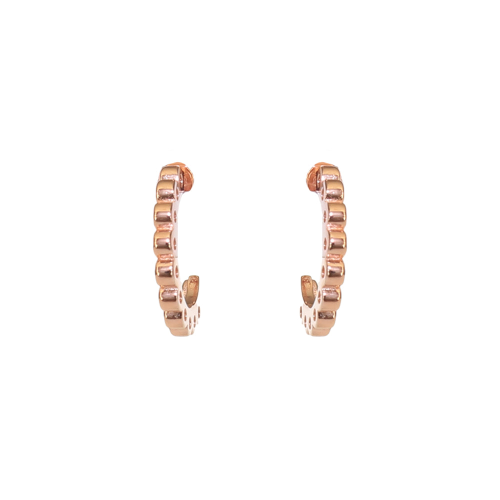 Esprit Earrings Ip Rosegold C Style With Crystal | Earring | Fashion Jewellery | GCC | Jewellery | SP | Women Earrings | Womens