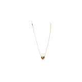 Esprit Necklace Rosegold Chain With Heart Shape Matt & Glowsy Finish Pendant
