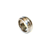 Esprit Ring Stainless Steel Combination With Matt & Glossy Finish Size 7