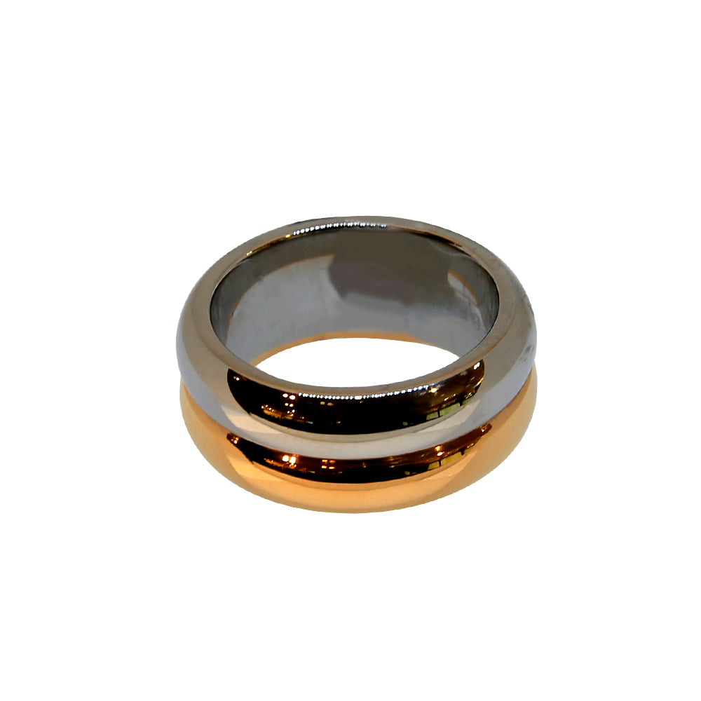 Esprit Ring Stainless Steel & Ip Rosegold Combination | GCC | Ring | SP | Women Rings | Womens Esprit Ring Stainless Steel & Ip Rosegold Combination | GCC | Ring | SP | Women Rings | Womens