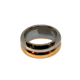 Esprit Ring Stainless Steel & Ip Rosegold Combination