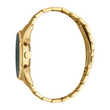 Esprit Men's IP Gold Chronograph Watch Black Dial & Metal Bracelet