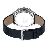 Esprit Men's Chronograph Watch Blue Leather & White Dial With Date