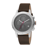 Esprit Men's Chronograph Stainless Steel Watch Black Dial & Black Strap