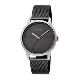 Esprit Men's Stainless Steel Watch Black Dial & Black Mesh Bracelet
