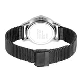 Esprit Men's Stainless Steel Watch Black Dial & Black Mesh Bracelet