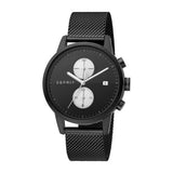 Esprit Men's Black PVD Stainless Steel Watch Black Dial & Mesh Bracelet