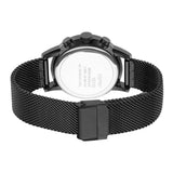 Esprit Men's Black PVD Stainless Steel Watch Black Dial & Mesh Bracelet