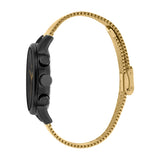 Esprit Men's Black PVD Case Watch Black Dial & IP Gold Mesh Bracelet