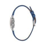 Esprit Ladies Stainless Steel Watch Light Pink Dial With Stones & Blue Strap