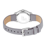 Esprit Ladies Stainless Steel Watch Stones on Bezel Silver Color Dial & Light Blue Strap