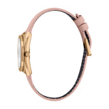 Esprit Ladies IP Gold Stainless Steel Watch White Dial & Pink Colour Strap