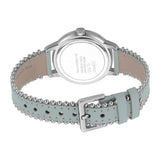 Esprit Ladies Stainless Steel Watch White Dial & Blue Leather strap with Beads