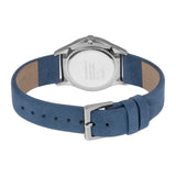 Esprit Ladies Stainless Steel Watch Stones on Bezel Light Pink Dial & Blue Strap