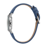 Esprit Ladies Stainless Steel Watch Stones on Bezel Light Pink Dial & Blue Strap