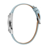Esprit Ladies Stainless Steel Watch Stones on Bezel White Dial & Blue Strap