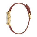 Esprit Ladies Watch Brown Leather StrapÂ & Silver ColorÂ Dial With Stone - Blue Salon