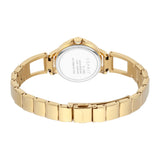 Esprit Ladies Watch Ip Gold Dial White Stone Set Accessories