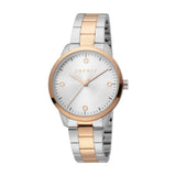 Esprit Ladies Two Tone Watch With White Dial - Blue Salon
