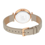 Esprit Ladies Watch Beige Leather Strap Ip Rose Gold Case & White Dial - Blue Salon