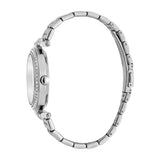 Esprit Ladies Watch Silver Color Bracelet Ss Case With Stone White Dial - Blue Salon