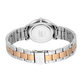 Esprit Ladies Two Tone Watch With Silver Dial