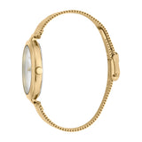 Esprit Ladies Watch Golden Mesh Bracelet With White Dial - Blue Salon